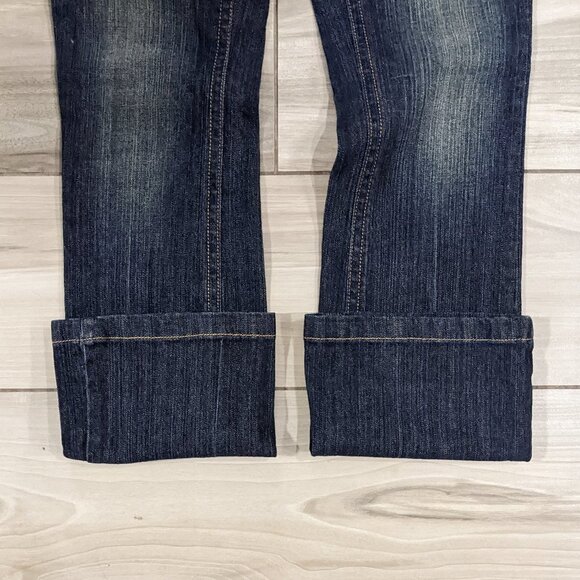 Touch NFL Steelers Boot Cut Jeans Dark/Medium Blue Size 26 - Picture 6 of 6